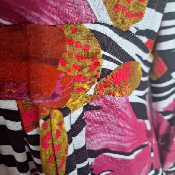 Boston Proper Womens Mini Dress Cold Shoulder Rave EDM Boho Artsy Chic XS - Picture 9 of 14